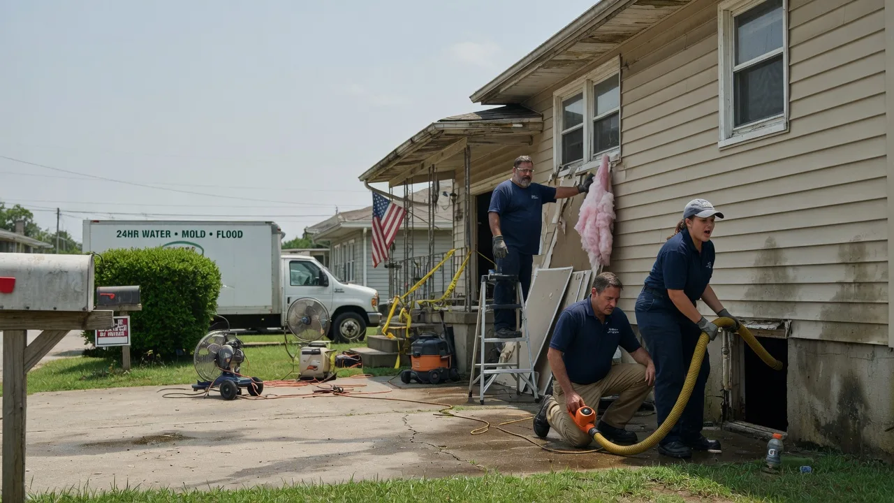 Water Damage Repair in Bourbonnais, IL near me
